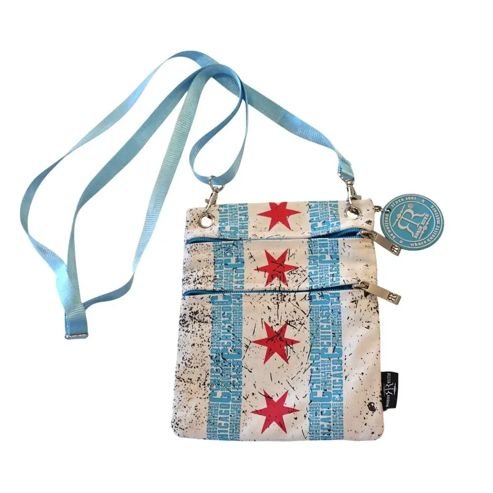 Robin Ruth crossover Chicago travel phone tote / bag